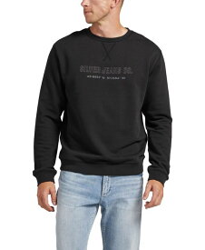 【送料無料】 シルバー ジーンズ メンズ パーカー・スウェット アウター Men's Crewneck Sweatshirt Black
