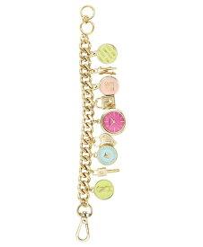 【送料無料】 スティーブ マデン レディース 腕時計 アクセサリー Women's Gold-Tone Charm Bracelet Watch, 22mm Gold-Tone, Multi