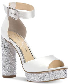 【送料無料】 ジェシカシンプソン レディース サンダル シューズ Women's Everyn Platform Sandals White