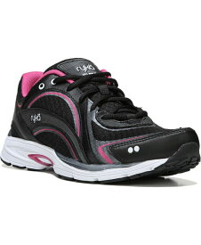 【送料無料】 ライカ レディース スニーカー シューズ Women's Sky Walk Walking Shoes Black/Bright Pink Mesh/Leather
