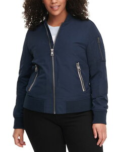 ���[�o�C�X ���f�B�[�X �A�E�^�[ �W���P�b�g�E�u���]�� �v���X�T�C�Y �W���P�b�g Levi's Trendy Plus Size Melanie Bomber Jacket Navy �l�C�r�[