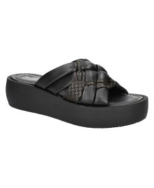 【送料無料】 ベラヴィータ レディース サンダル シューズ Women's Ned-Italy Platform Sandals Black Leather