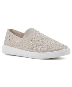 �z���C�g�}�E���e�� ���f�B�[�X �V���[�Y �X�j�[�J�[ White Mountain Women's Unit Slip On Sneakers Taupe Fabric �g�[�v