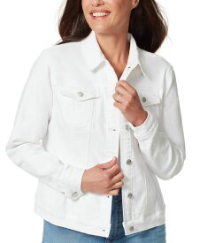 【送料無料】 グロリアバンデービルト レディース シャツ トップス Amanda Classic Denim Jacket Vintage White