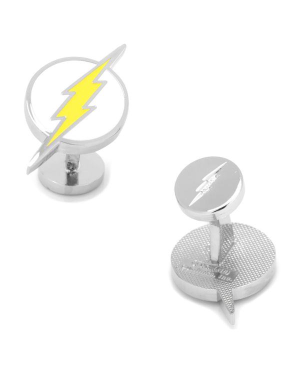 送料無料 熱販売 サイズ交換無料 カフリンクス メンズ アクセサリー カフスボタン Cufflinks The Glow 公式の Flash Silver