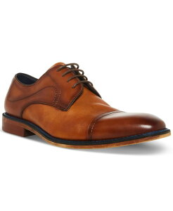 XeB[u }f Y V[Y IbNXtH[h U[ Steve Madden Men's Zane Tonal & Textured Leather Mid Oxford Dress Shoe Light Tan Leather ^