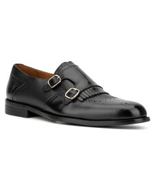 【送料無料】 ビンテージファンドリー メンズ スニーカー シューズ Men's Bolton Monk Strap Shoes Black