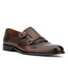 【送料無料】 ビンテージファンドリー メンズ スニーカー シューズ Men's Bolton Monk Strap Shoes Brown