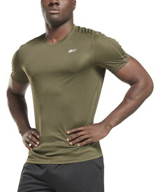 【送料無料】 リーボック メンズ Tシャツ トップス Men's Training Moisture-Wicking Tech T-Shirt Army Green