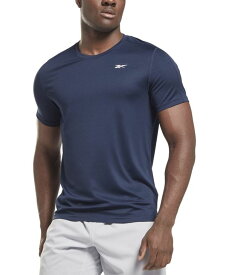 【送料無料】 リーボック メンズ Tシャツ トップス Men's Training Moisture-Wicking Tech T-Shirt Navy