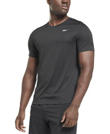 【送料無料】 リーボック メンズ Tシャツ トップス Men's Training Moisture-Wicking Tech T-Shirt Night Black