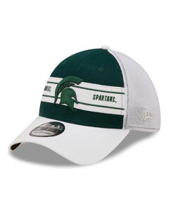 �j���[�G�� �����Y �A�N�Z�T���[ �X�q New Era Men's Green White Michigan State Spartans Banded 39THIRTY Flex Hat Green White �z���C�g