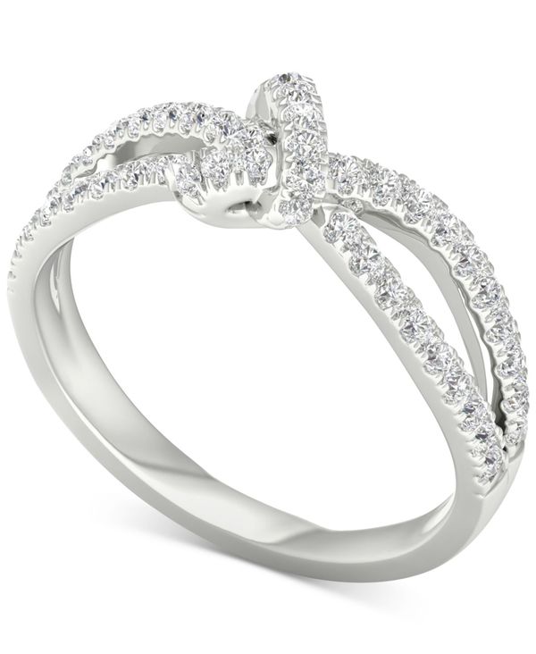  フォーエバー グロウン ダイヤモンズ レディース リング アクセサリー Lab Grown Diamond Knot Ring (1 ct. in Sterling Silver Sterling Silver