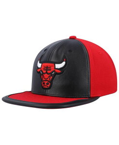 A_[A[}[ Y ANZT[ Xq Under Armour Men's Mitchell & Ness Black Red Chicago Bulls Day One Snapback Hat Black Red ubN