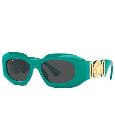 【送料無料】 ヴェルサーチ レディース サングラス・アイウェア アクセサリー Unisex Sunglasses, VE4425U 53 Green