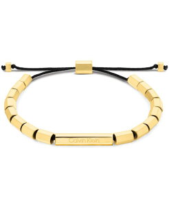 JoNC Y ANZT[ uXbgEoOEANbg Calvin Klein Men's Beaded Bracelet Gold S[h