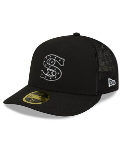 �j���[�G�� �����Y �A�N�Z�T���[ �X�q New Era Men's Black Chicago White Sox 2022 Batting Practice Low Profile 59FIFTY Fitted Hat Black �u���b�N