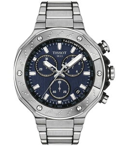 eB\bg Y ANZT[ rv TVc Tissot Men's Swiss Chronograph T-Race Stainless Steel Bracelet Watch 45mm Grey O[