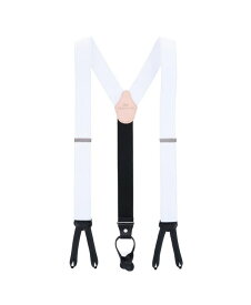 【送料無料】 トラファルガー メンズ ベルト アクセサリー Big & Tall 35mm Regal Formal Suspenders White