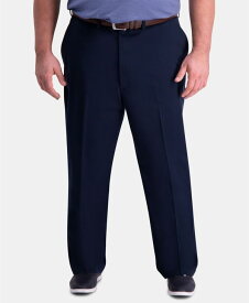 【送料無料】 ハガー メンズ カジュアルパンツ ボトムス Men's Big & Tall Classic-Fit Khaki Pants Dk Navy