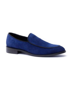 A\j[ BA Y V[Y Xb|E[t@[ XG[h [t@[ Anthony Veer Men's Craige Suede Slip-On Loafers Navy lCr[