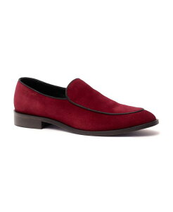 A\j[ BA Y V[Y Xb|E[t@[ XG[h [t@[ Anthony Veer Men's Craige Suede Slip-On Loafers Red bh