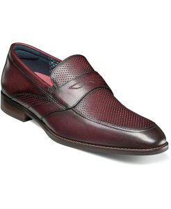 【送料無料】 ステイシーアダムス メンズ スリッポン・ローファー シューズ Men's Karnes Moc Toe Slip-On Dress Shoes Burgundy