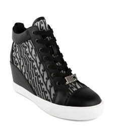 【送料無料】 ジューシークチュール レディース スニーカー シューズ Women's Jorgia Wedge Lace-Up Sneakers Black