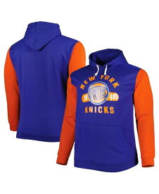 【送料無料】 ファナティクス メンズ パーカー・スウェット フーディー アウター Men's Branded Blue and Orange New York Knicks Big and Tall Bold Attack Pullover Hoodie Blue, Orange