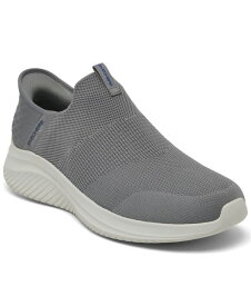 【送料無料】 スケッチャーズ メンズ スニーカー シューズ Men's Slip-Ins- WIDE - Ultra Flex 3.0 - Smooth Step Slip-On Walking Sneakers from Finish Line Gray