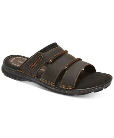 【送料無料】 ロックポート メンズ サンダル シューズ Men's Darwyn Slide Sandals Brown II