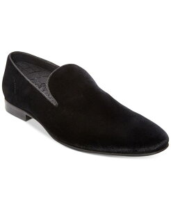 �X�e�B�[�u �}�f�� �����Y �V���[�Y �T���_�� �x���x�b�g Steve Madden Men's Laight Velvet Smoking Slipper Black Velvet �u���b�N