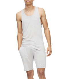 【送料無料】 カルバンクライン メンズ タンクトップ トップス Men's Ultra Soft Modern Modal Lounge Tank Grey Heather