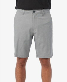 【送料無料】 オニール メンズ ハーフパンツ・ショーツ ボトムス Men's Reserve Light Check 19" Hybrid Shorts Graphite