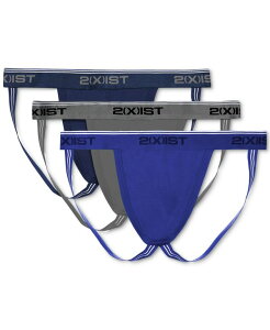 c[COWXg Y A_[EFA u[tpc Rbg 2(x)ist Men's Cotton Stretch Jock Strap 3-Pack Eclipse