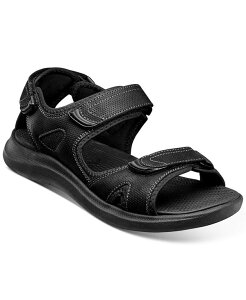 yz mubV Y T_ V[Y Men's Rio Vista Three Strap River Sandals Black