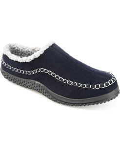 oX Y V[Y T_ Vance Co. Men's Godwin Moccasin Clog Slippers Blue u[