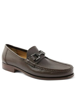 �u���[�m�}�O�� �����Y �V���[�Y �X���b�|���E���[�t�@�[ ���[�t�@�[ Bruno Magli Men's Trieste Loafer Shoes Dark Brown Cervo �u���E��