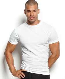 【送料無料】 ツーイグジスト メンズ Tシャツ トップス Men's Essential 3 Pack Crew-Neck T-Shirt White