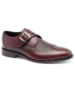 A\j[ BA Y V[Y hXV[Y Red Anthony Veer Men's Roosevelt III Single Monkstrap Wingtip Goodyear Dress Shoes
