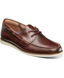 【送料無料】 フローシャイム メンズ デッキシューズ シューズ Men's Atlantic Moccasin Toe Boat Shoes Chocolate