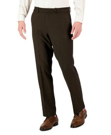 【送料無料】 ペリーエリス メンズ カジュアルパンツ ボトムス Men's Modern-Fit Stretch Solid Resolution Pants Major Brown