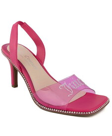 【送料無料】 ジューシークチュール レディース サンダル シューズ Women's Greysi Lucite Strap Dress Sandals Bright Pink