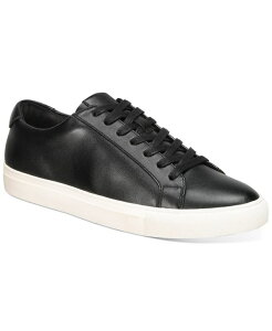�A���t�@�j �����Y �V���[�Y �X�j�[�J�[ ���[�X Alfani Men's Grayson Lace-Up Sneakers Black w/ White �z���C�g