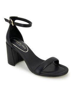 �P�l�X�R�[�� ���f�B�[�X �V���[�Y �T���_�� �q�[�� Kenneth Cole New York Women's Luisa Block Heel Sandals Black Polyester �u���b�N