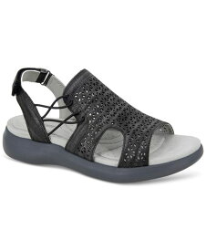 【送料無料】 ジャイビーユー レディース サンダル シューズ Women's Francis Slip-On Strappy Slingback Sandals Black Shimmer