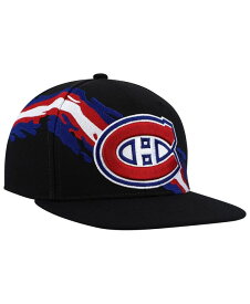 【送料無料】 ミッチェル&ネス メンズ 帽子 アクセサリー Men's Black Montreal Canadiens Vintage-Like Paintbrush Snapback Hat Black