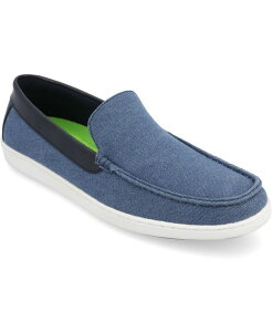 oX Y V[Y Xb|E[t@[ [t@[ Vance Co. Men's Corey Moc Toe Loafers Blue u[