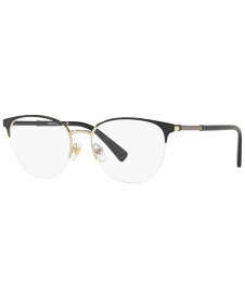 【送料無料】 ヴェルサーチ レディース サングラス・アイウェア アクセサリー VE1247 Women's Phantos Eyeglasses Black Gold