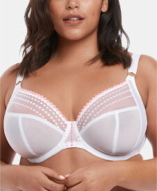 【送料無料】 エロミ レディース ブラジャー アンダーウェア Matilda Full Figure Matilda Underwire Bra EL8900, Online Only White